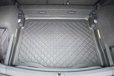 Rubber boot liner for VW Tiguan 5N, 2007-2016, for standard floor