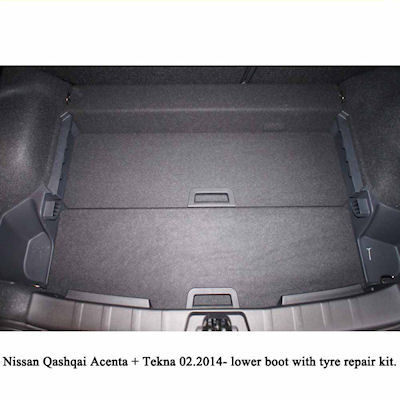 WA Boot Liner For Nissan Qashqai 2021+ – Tailored Fit – Upper Floor Position – Black